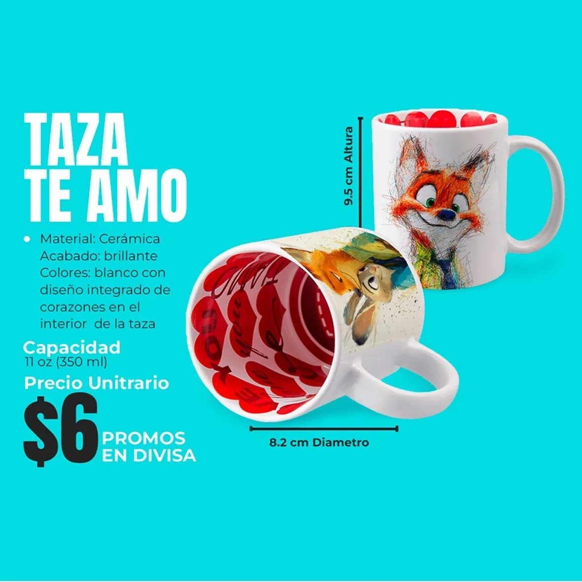 Taza Te Amo