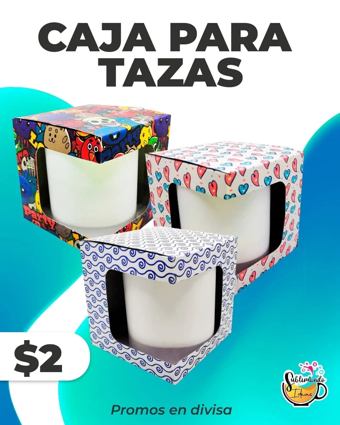 Caja para tazas
